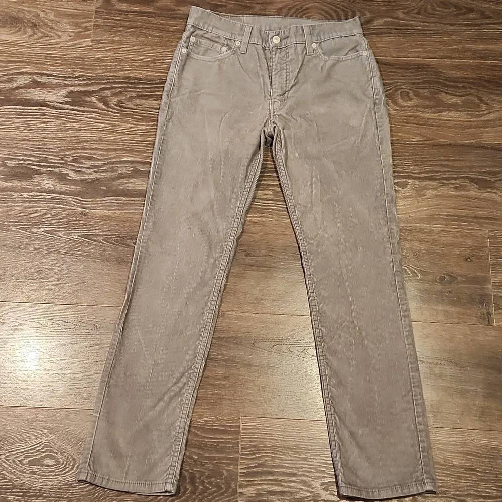 ❤️ LEVIS 511 SLIM CORDUROY JEANS / PANTS, GRAY, 30
